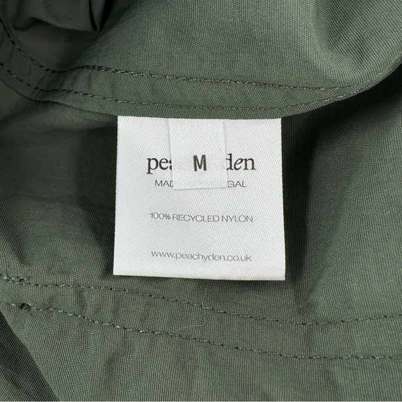 [relisted] NWT Peachy Den Mimi Midi Skirt in Slate Green - Khaki Cargo Skirt - Picture 10 of 13